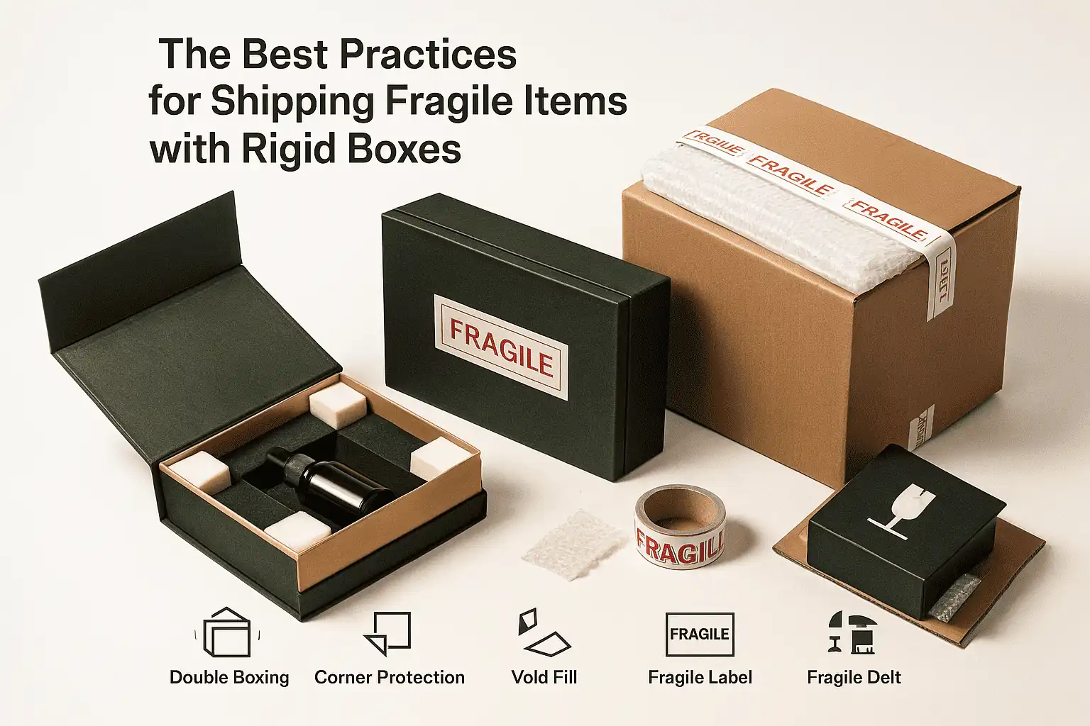 The Best Practices for Shipping Fragile Items with Rigid Boxes